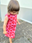 Preview: Viskose Jersey - Happy Flowers - by Cherry Picking - rot - rosa
